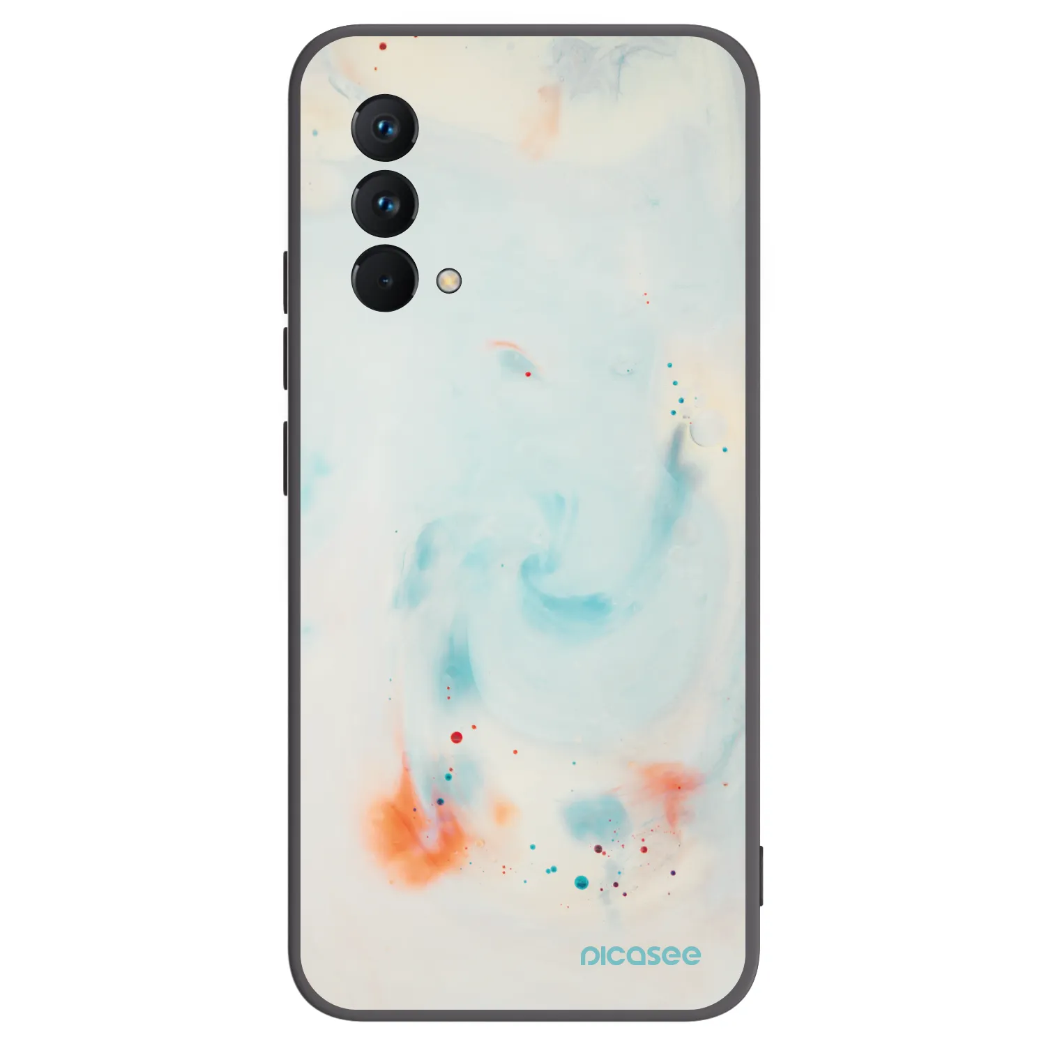 Picasee silikónový čierny obal pre Realme GT Master Edition 5G - Splash