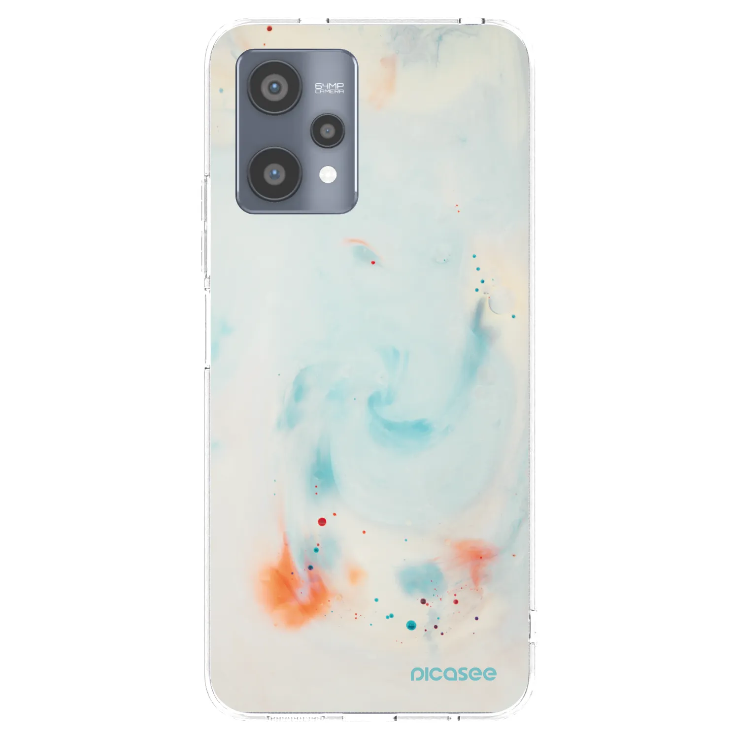 Picasee silikónový prehľadný obal pre Realme 9 Pro 5G - Splash