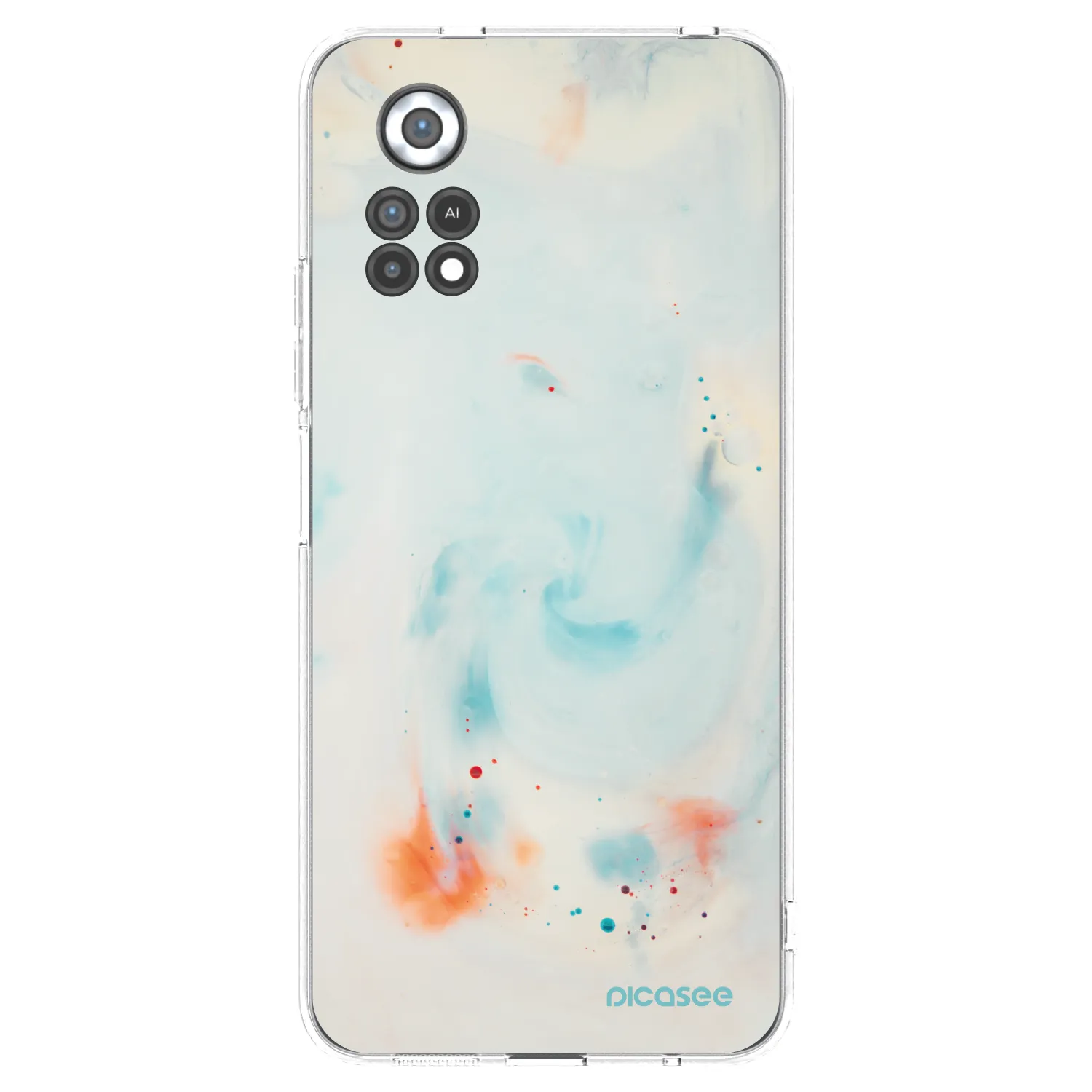 Picasee silikónový prehľadný obal pre Xiaomi Poco X4 Pro 5G - Splash