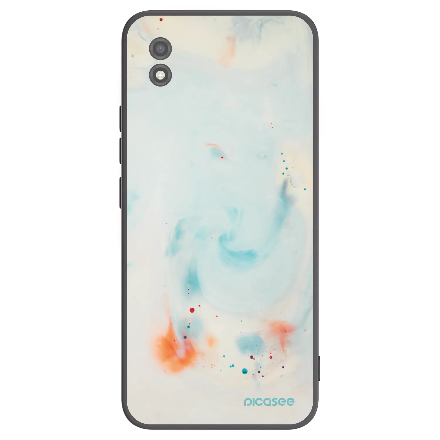 Picasee silikónový čierny obal pre Realme C11 (2021) - Splash