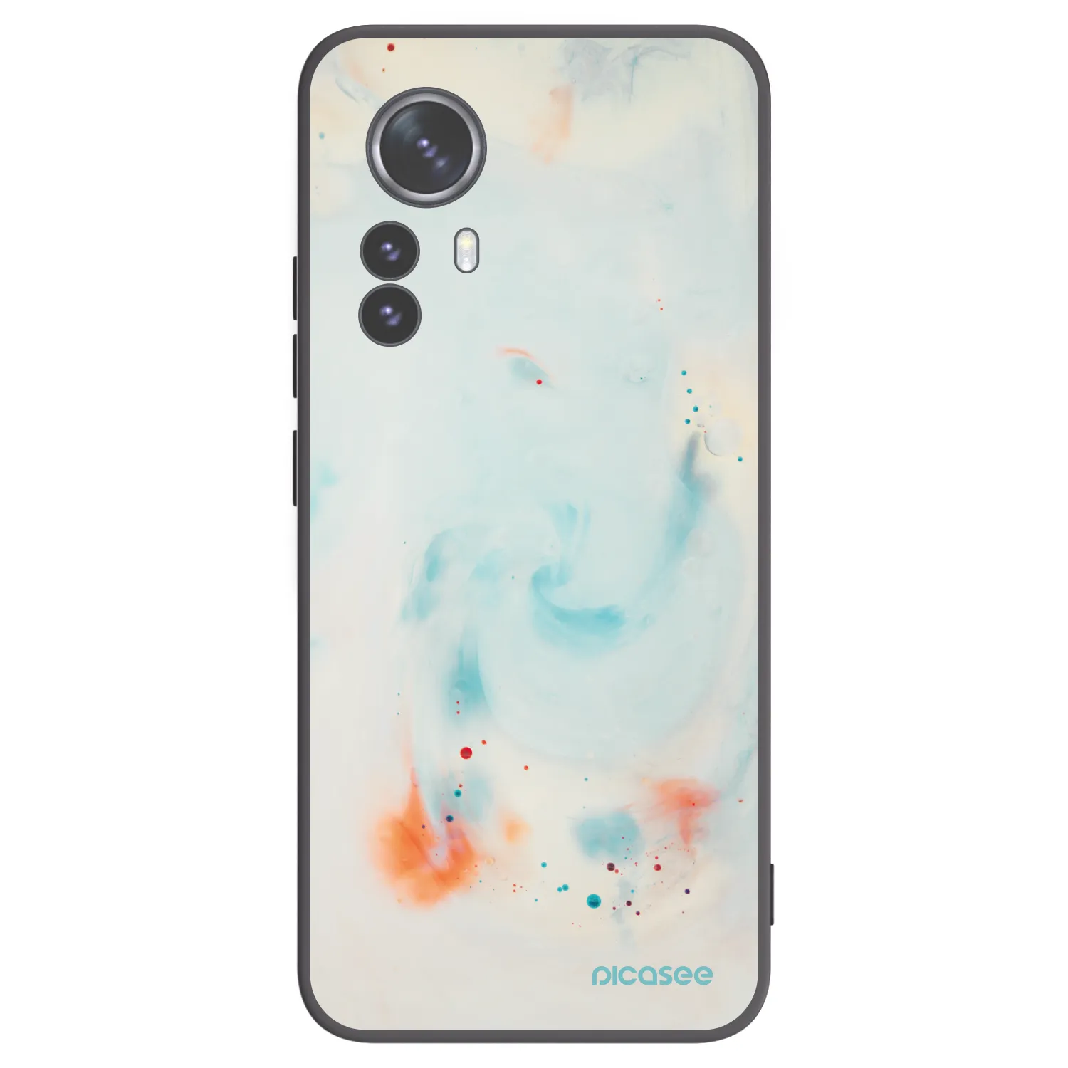 Picasee silikónový čierny obal pre Xiaomi 12 Pro - Splash