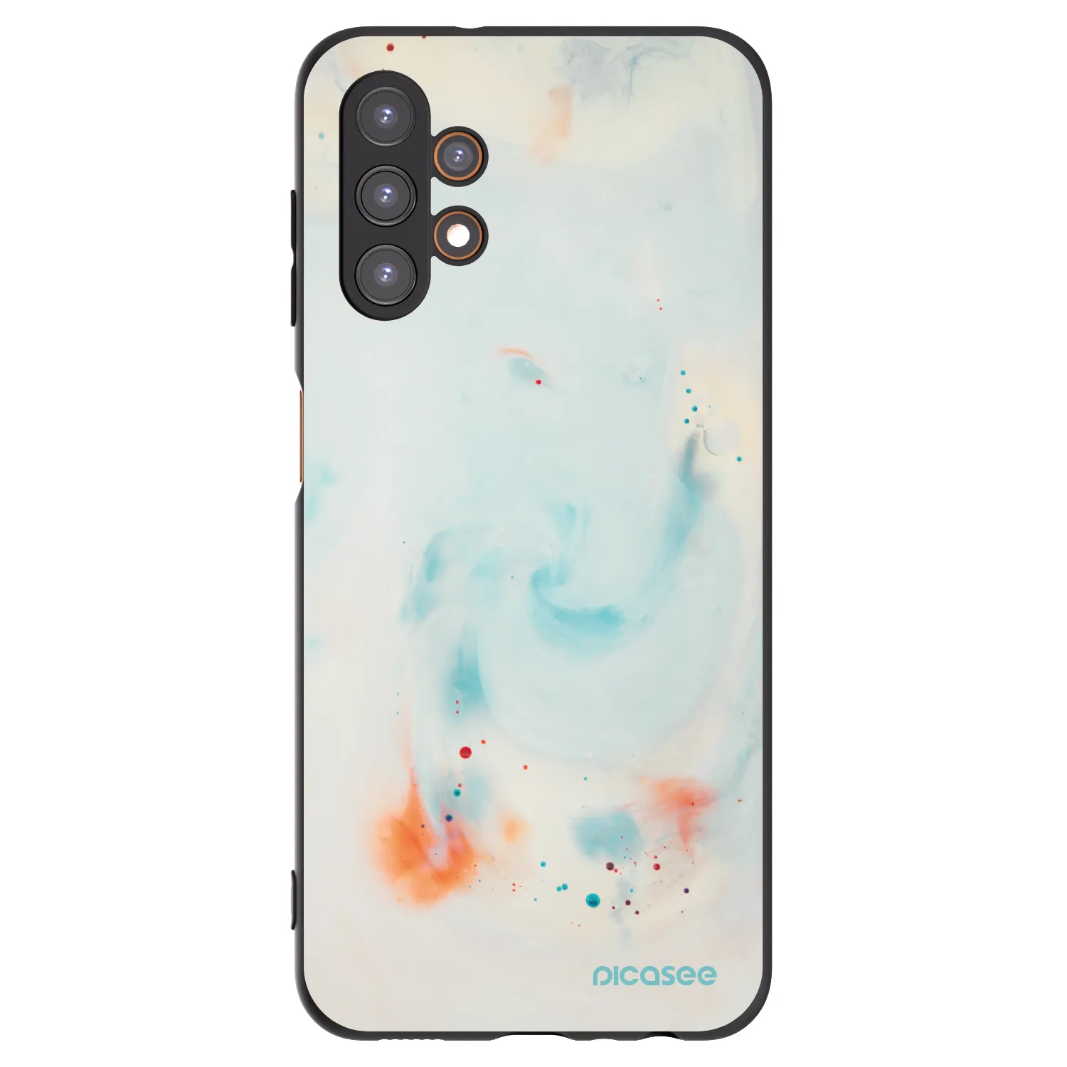 Picasee silikónový čierny obal pre Samsung Galaxy A13 4G A135 - Splash