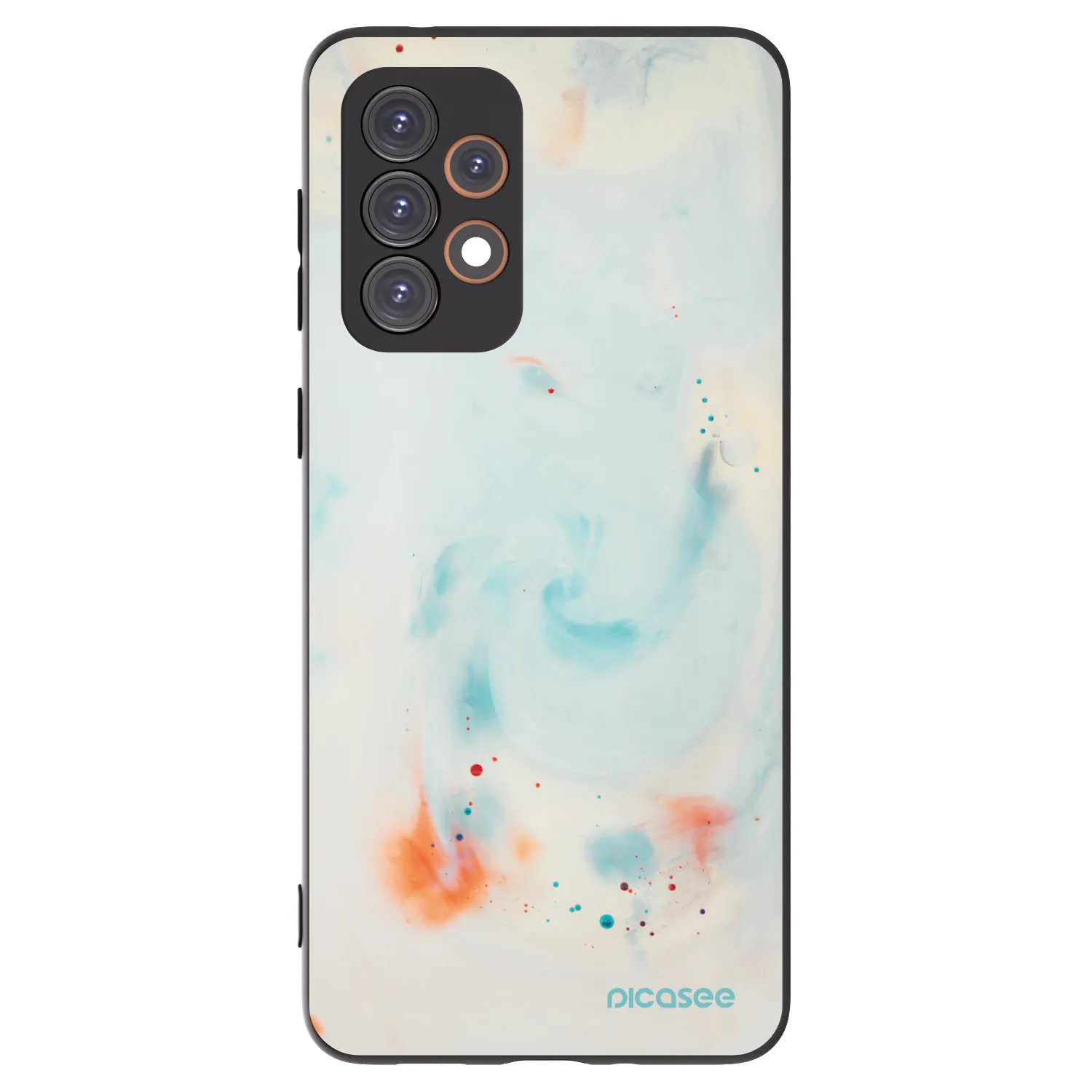 Picasee silikónový čierny obal pre Samsung Galaxy A33 5G A336 - Splash