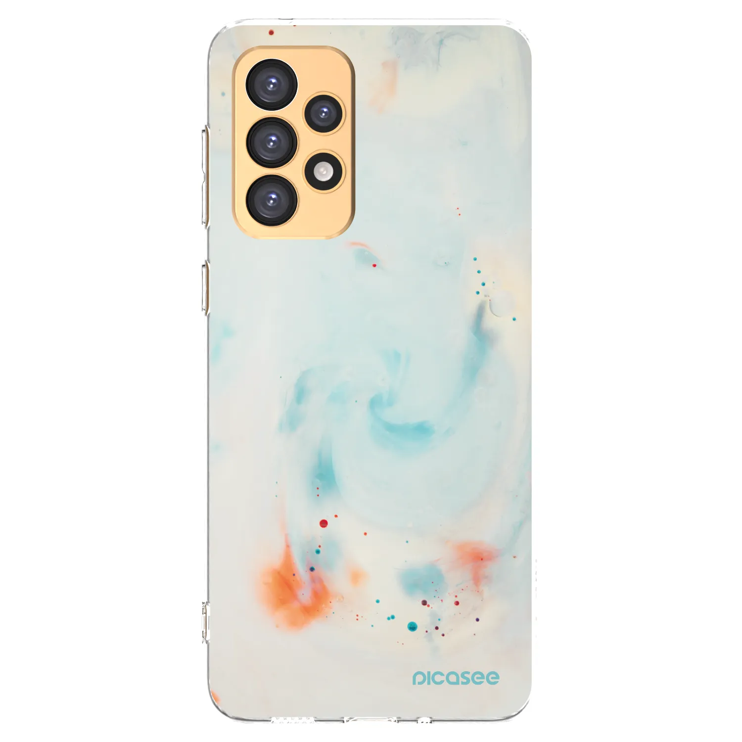 Picasee silikónový prehľadný obal pre Samsung Galaxy A33 5G A336 - Splash