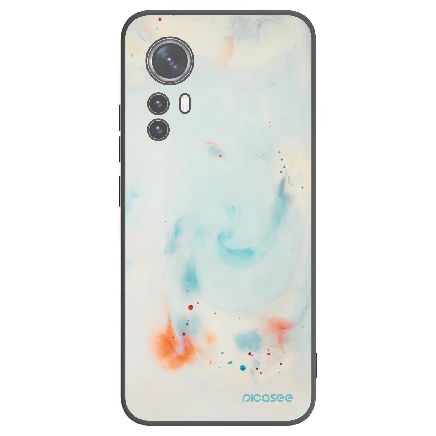 Picasee silikónový čierny obal pre Xiaomi 12X - Splash