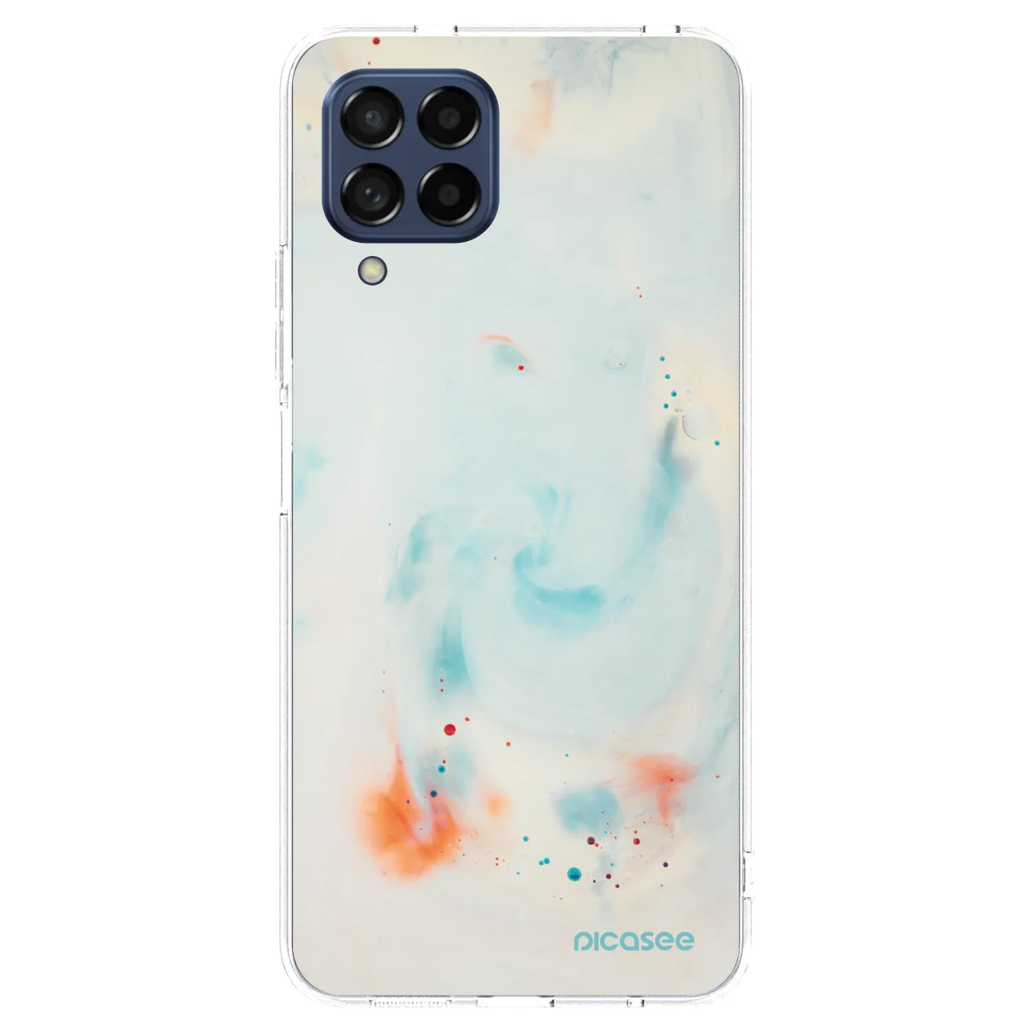 Picasee silikónový prehľadný obal pre Samsung Galaxy M53 5G - Splash