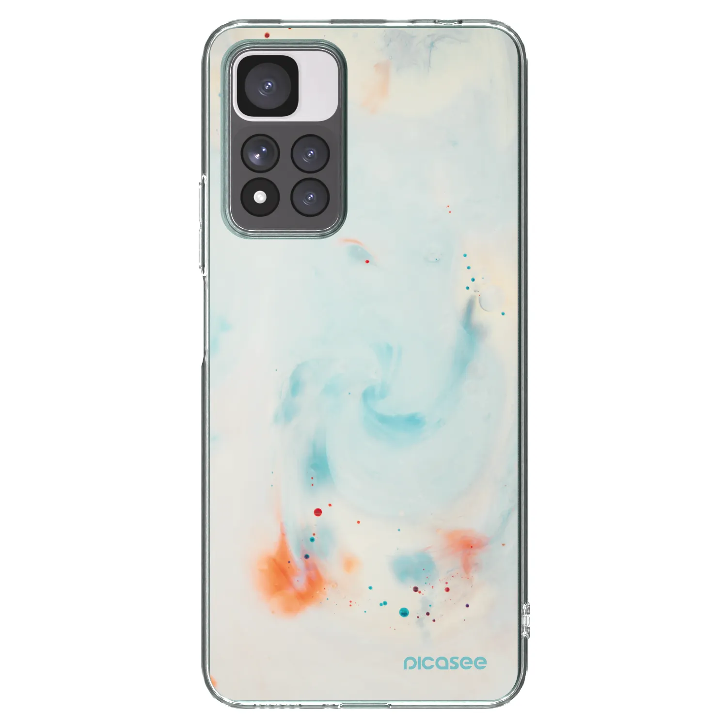 Picasee silikónový prehľadný obal pre Xiaomi Redmi Note 11 Pro+ 5G - Splash