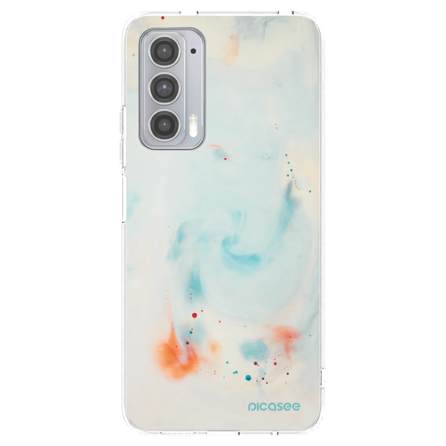 Picasee silikónový prehľadný obal pre Motorola Edge 20 - Splash