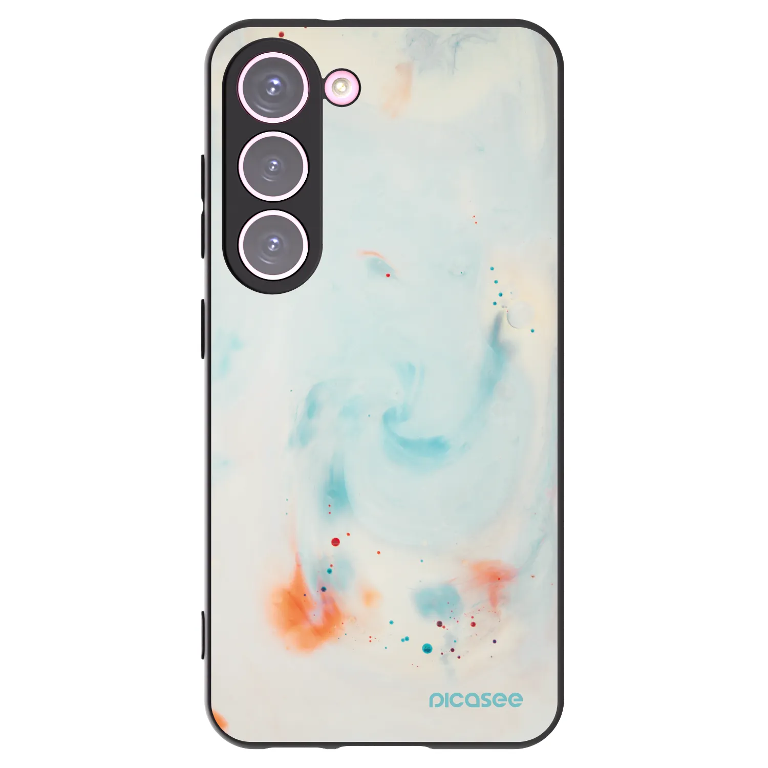 Silikónový čierny obal pre Samsung Galaxy S23 5G - Splash