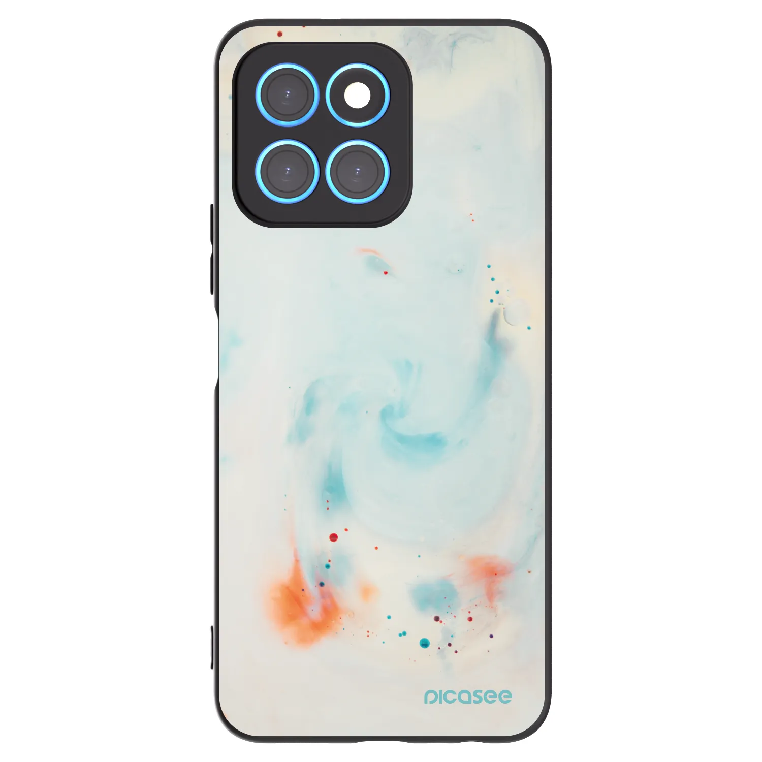 Picasee silikónový čierny obal pre Honor X8 5G - Splash
