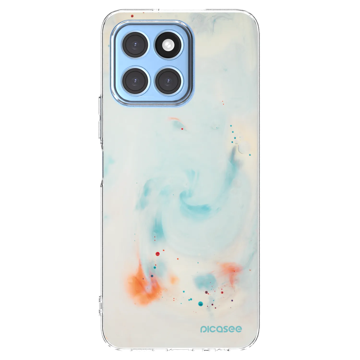 Picasee silikónový prehľadný obal pre Honor X8 5G - Splash