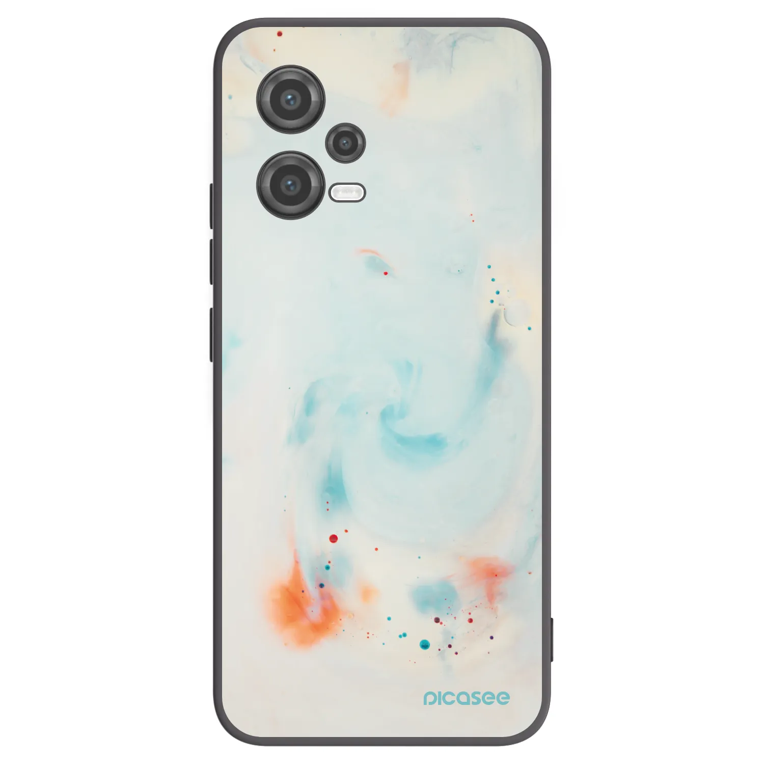 Picasee silikónový čierny obal pre Xiaomi Poco X5 - Splash
