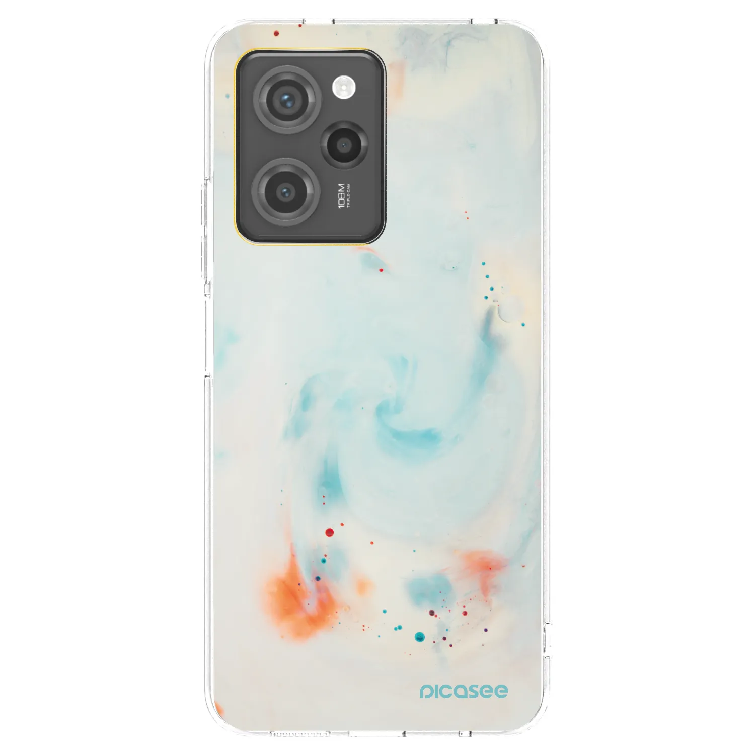Picasee silikónový čierny obal pre Xiaomi Poco X5 Pro - Splash