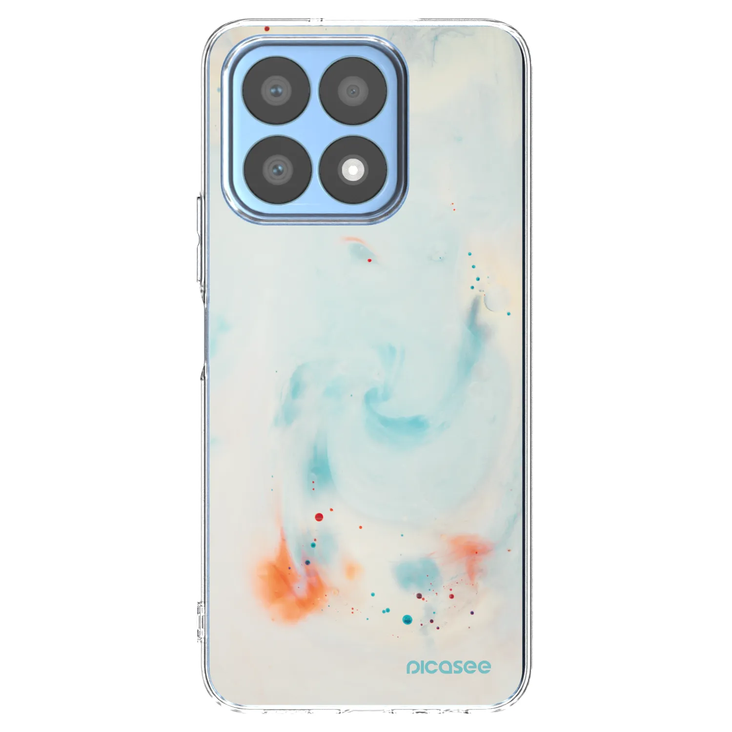 Picasee silikónový prehľadný obal pre Honor X8a - Splash