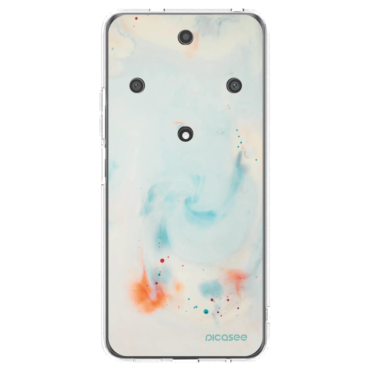 Picasee silikónový prehľadný obal pre Honor Magic5 Lite 5G - Splash