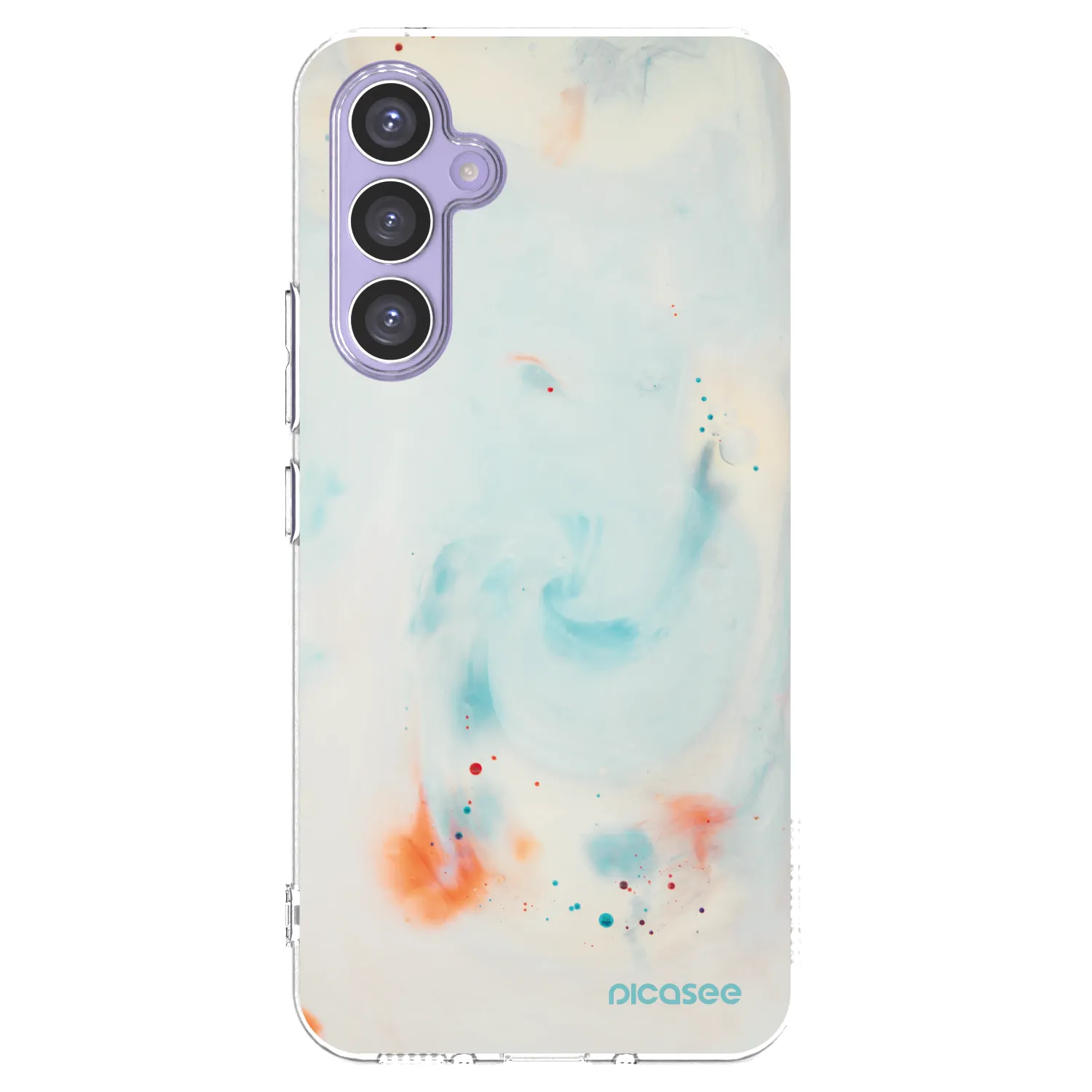 Picasee silikónový prehľadný obal pre Samsung Galaxy A54 5G A546B - Splash