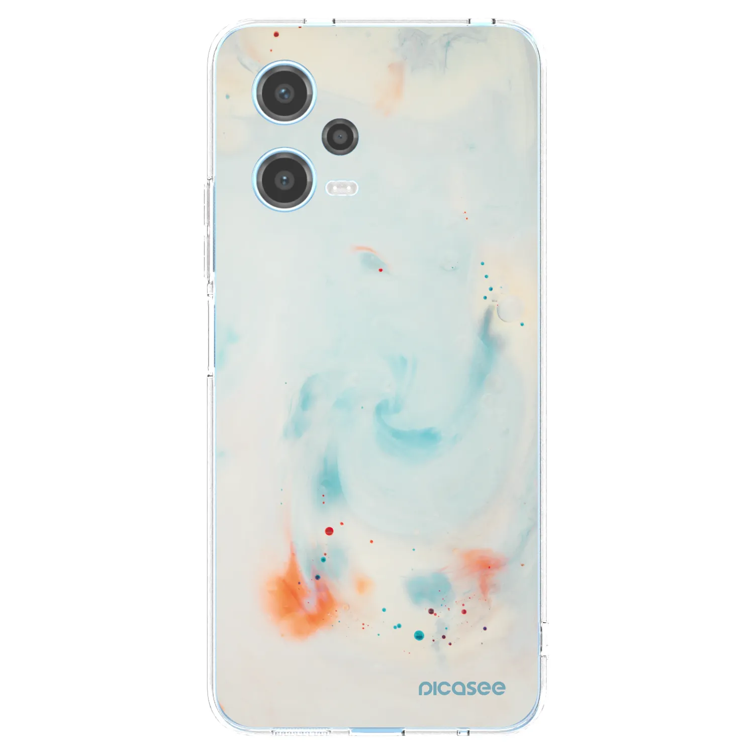 Picasee silikónový prehľadný obal pre Xiaomi Redmi Note 12 5G - Splash
