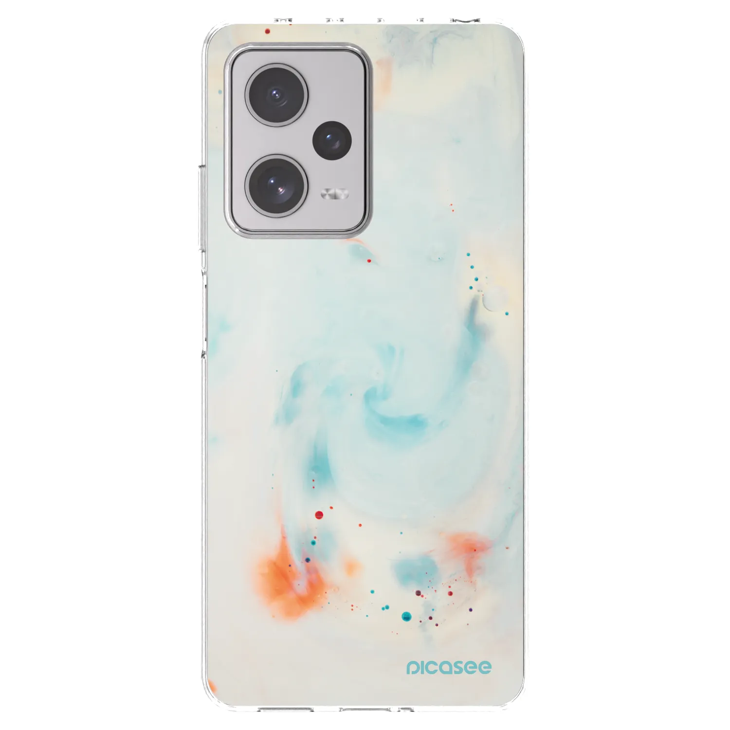 Picasee silikónový prehľadný obal pre Xiaomi Redmi Note 12 Pro+ 5G - Splash