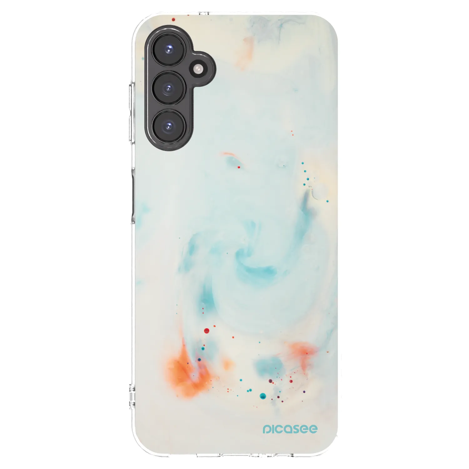 Picasee silikónový prehľadný obal pre Samsung Galaxy A14 4G A145R - Splash