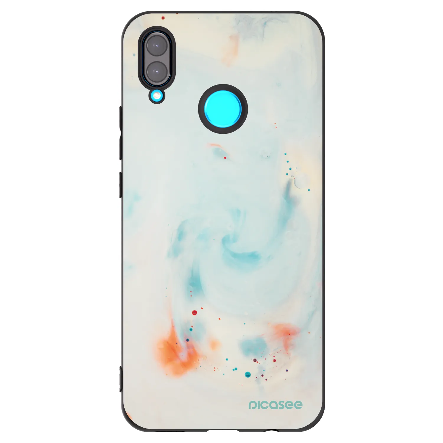 Picasee silikónový čierny obal pre Huawei Nova 3 - Splash