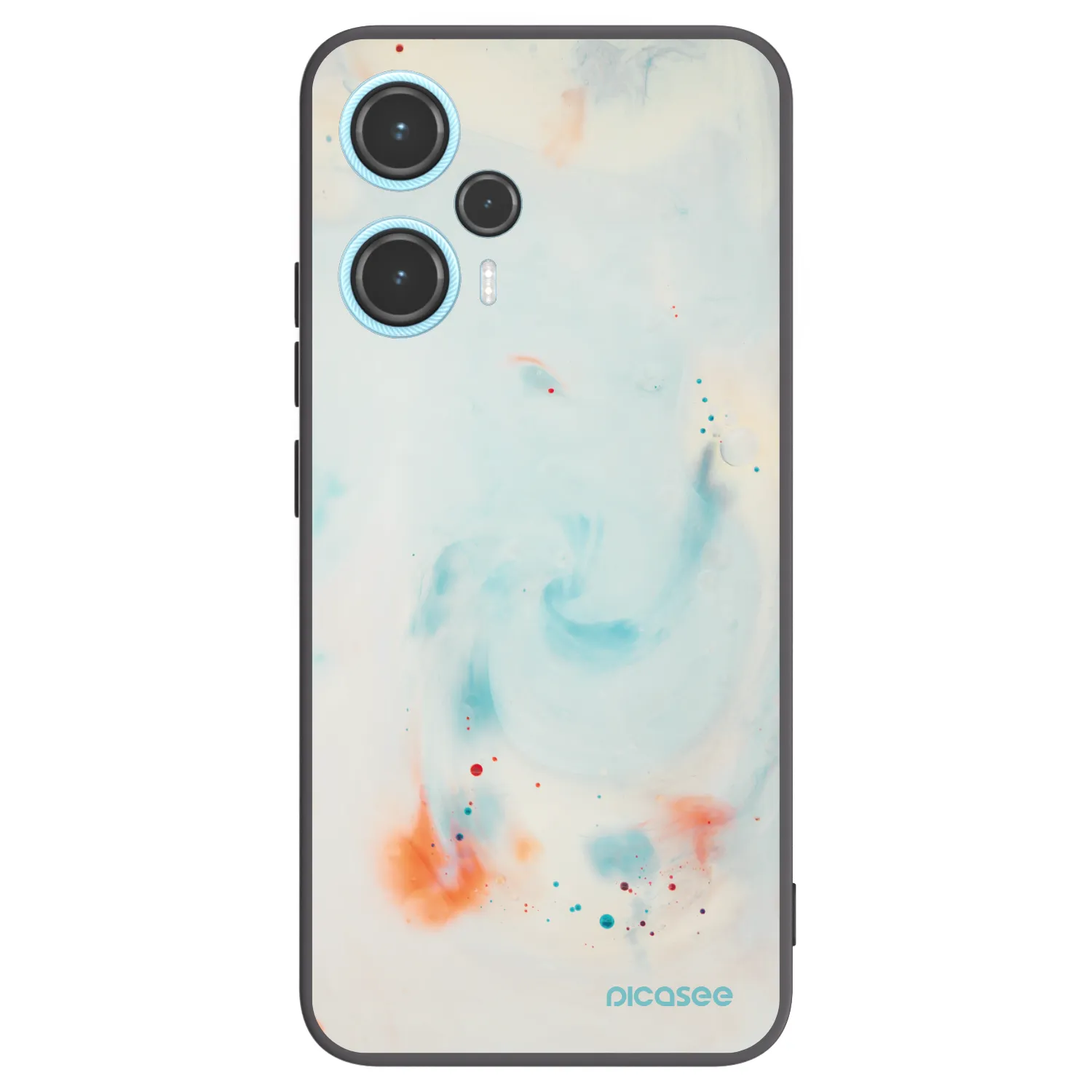 Picasee silikónový čierny obal pre Xiaomi Poco F5 - Splash