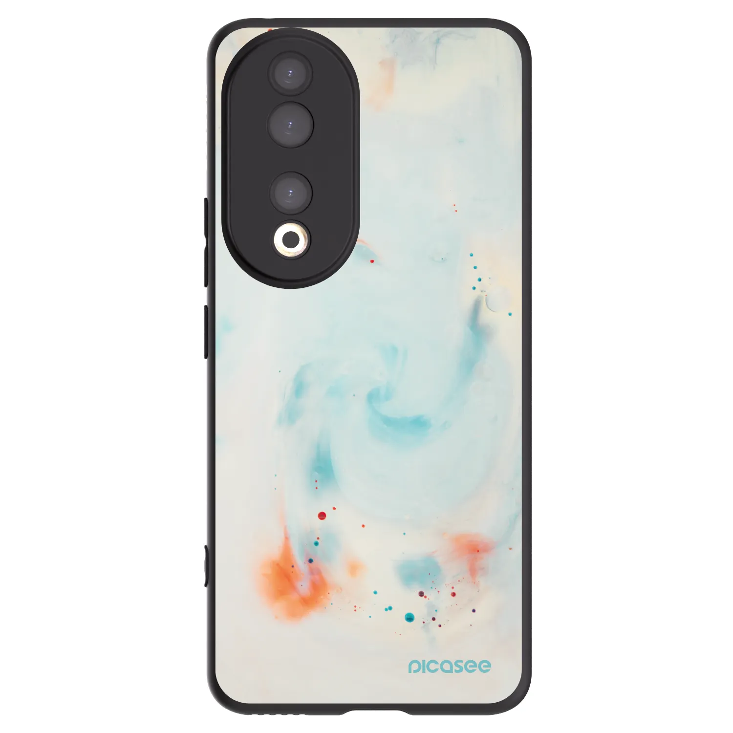 Picasee silikónový čierny obal pre Honor 90 5G - Splash