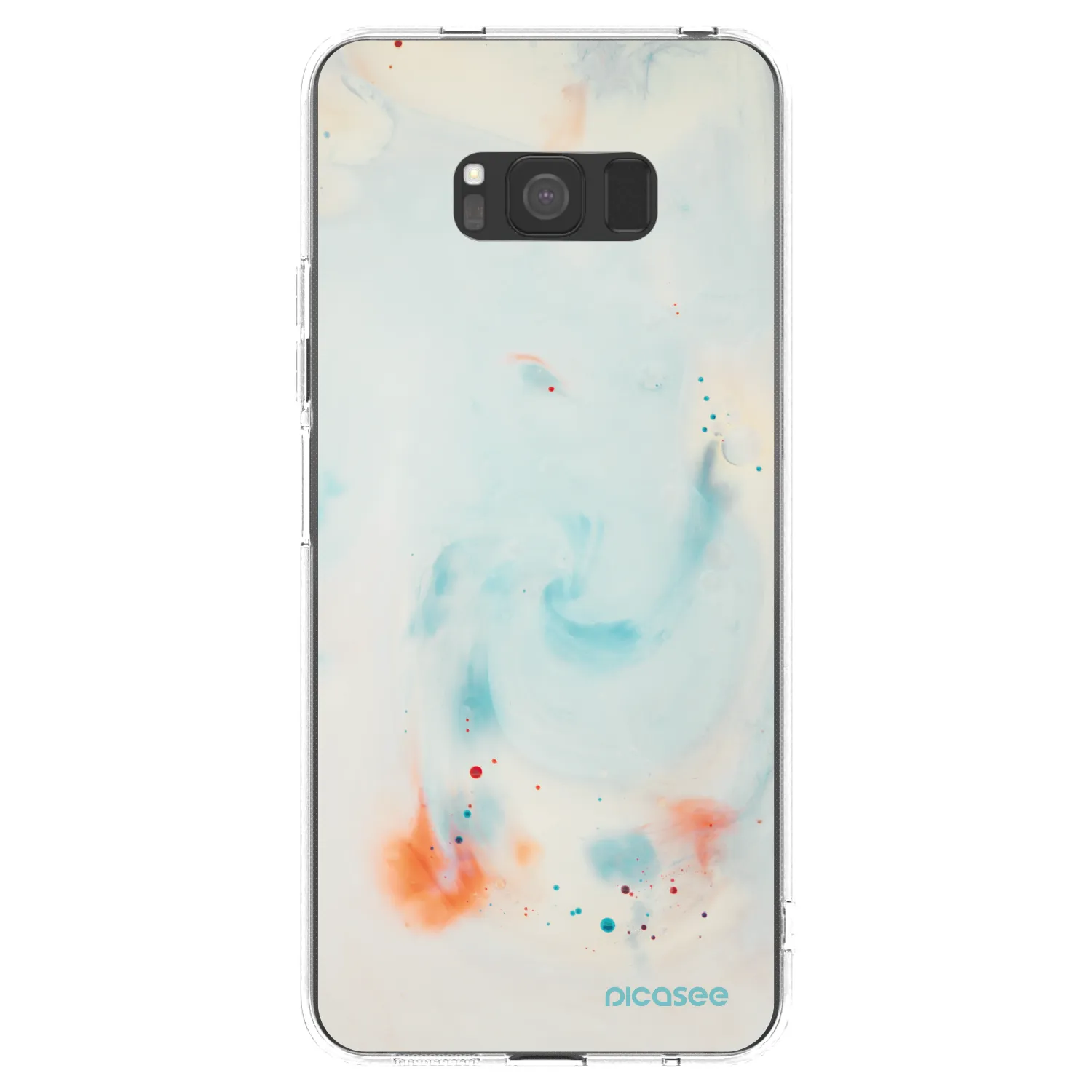 Picasee silikónový prehľadný obal pre Samsung Galaxy S8 G950F - Splash