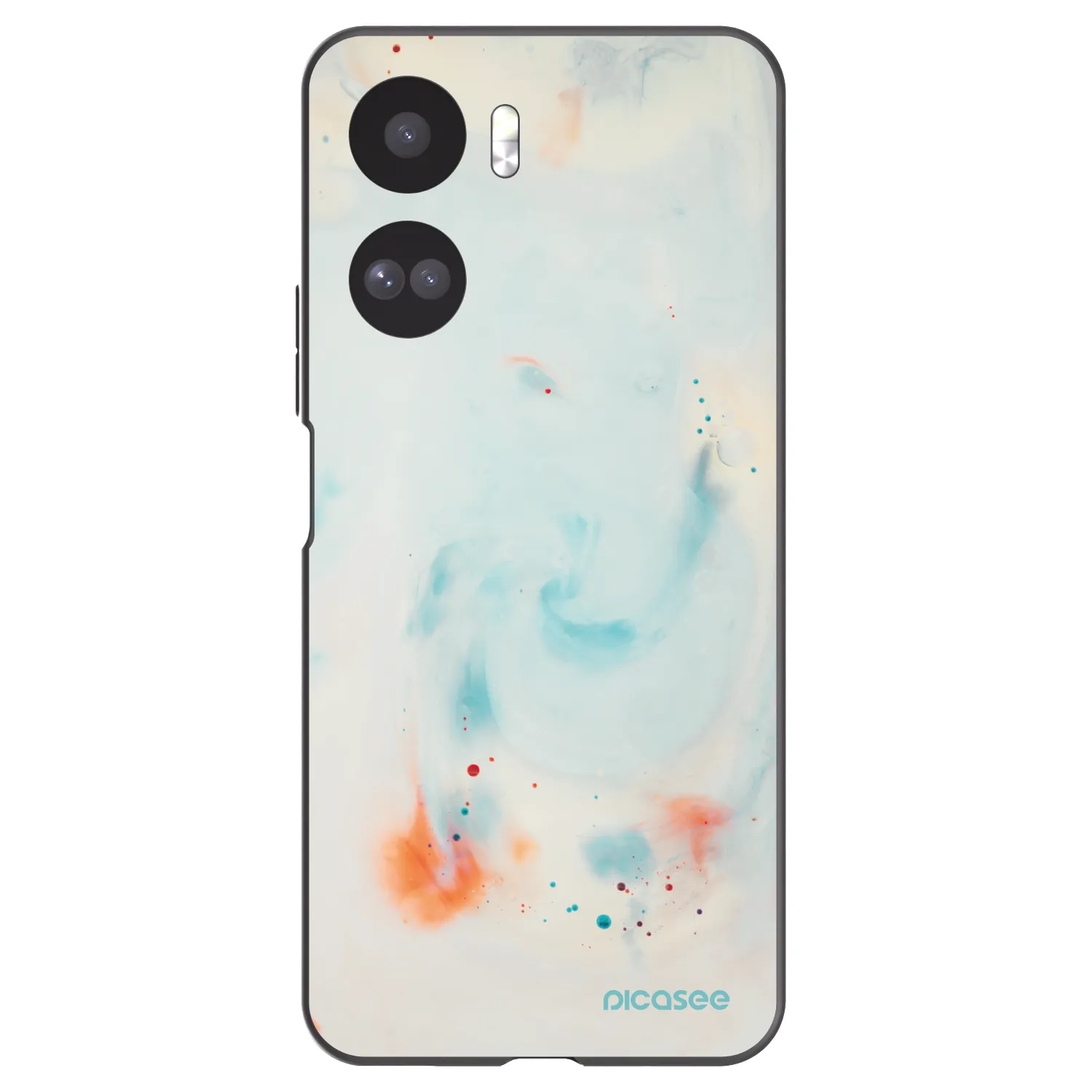 Picasee silikónový čierny obal pre Honor 90 Lite 5G - Splash