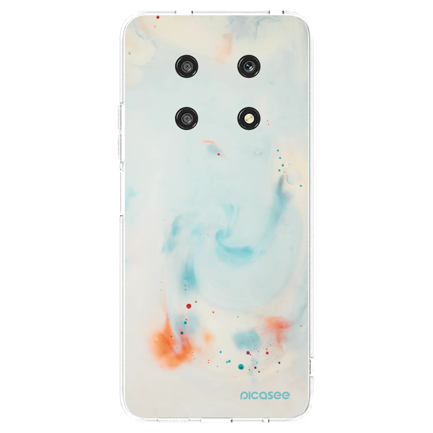 Picasee silikónový prehľadný obal pre Honor Magic4 Lite 5G - Splash