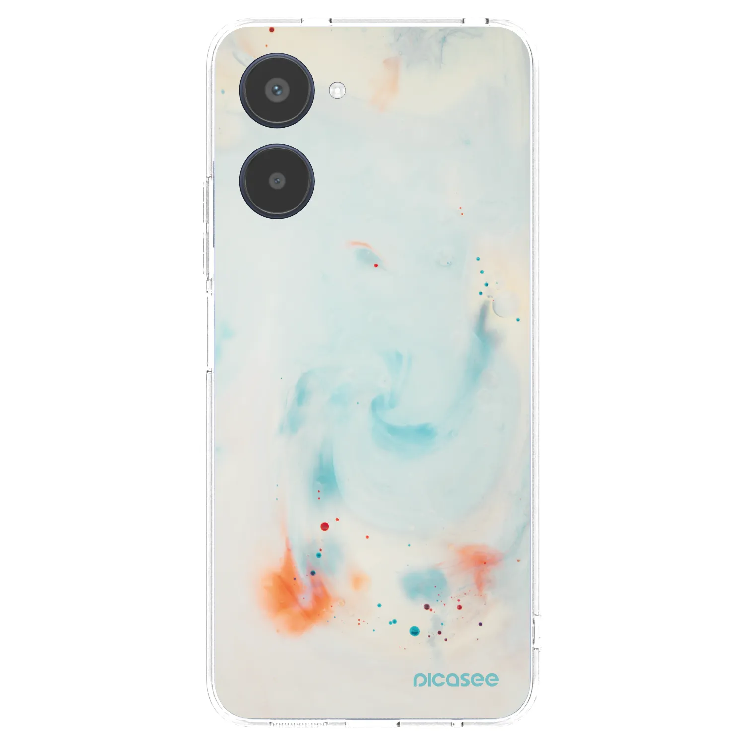 Picasee silikónový prehľadný obal pre Realme 10 4G - Splash
