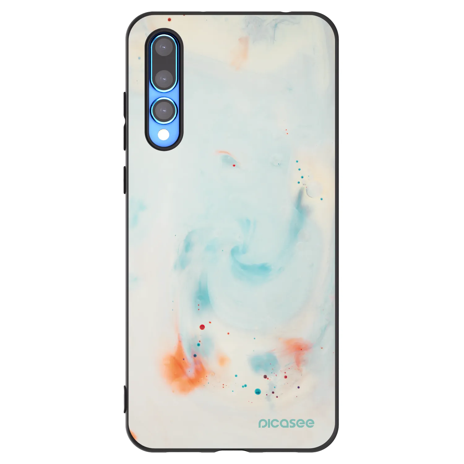 Picasee silikónový čierny obal pre Huawei P20 Pro - Splash