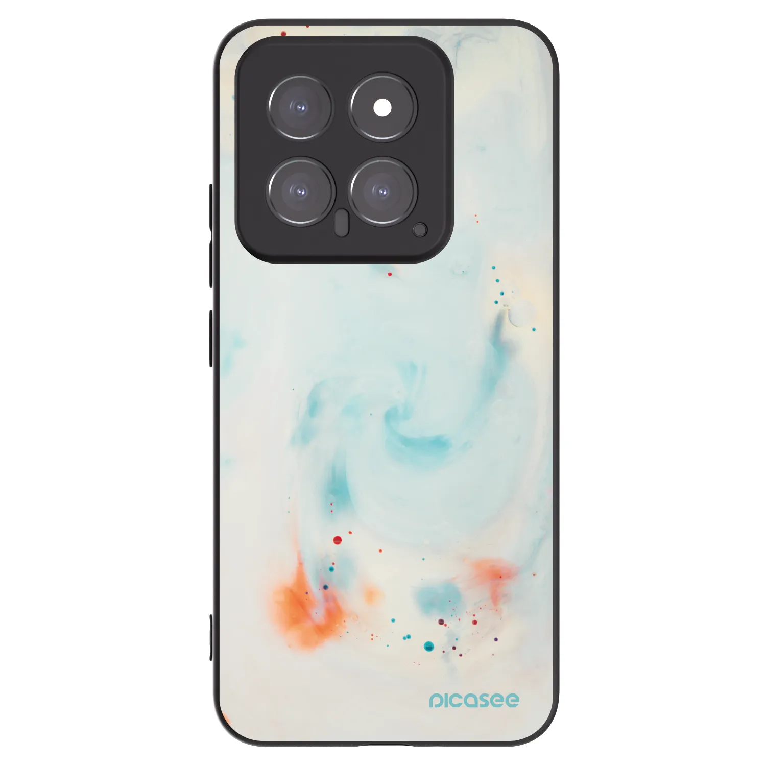 Picasee silikónový čierny obal pre Xiaomi 14 - Splash