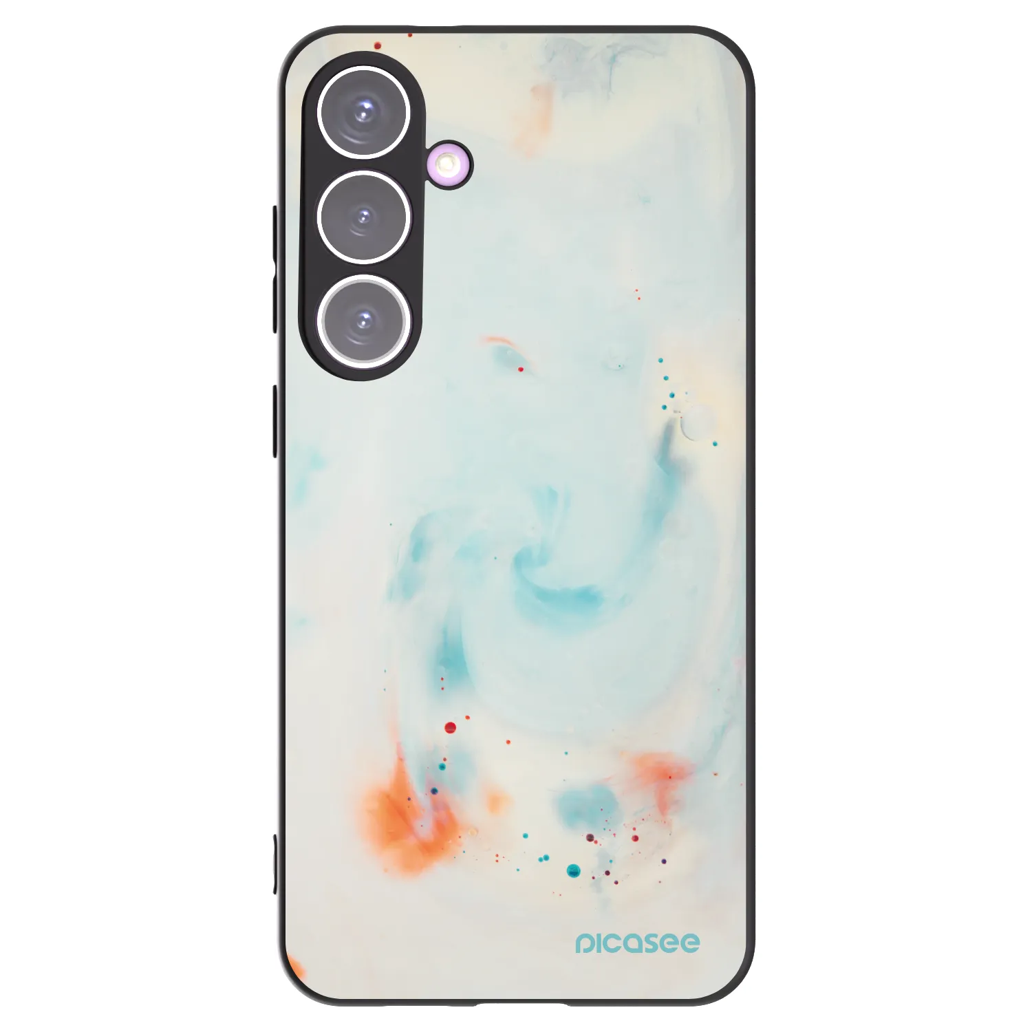 Picasee silikónový čierny obal pre Samsung Galaxy S24+ S926B 5G - Splash