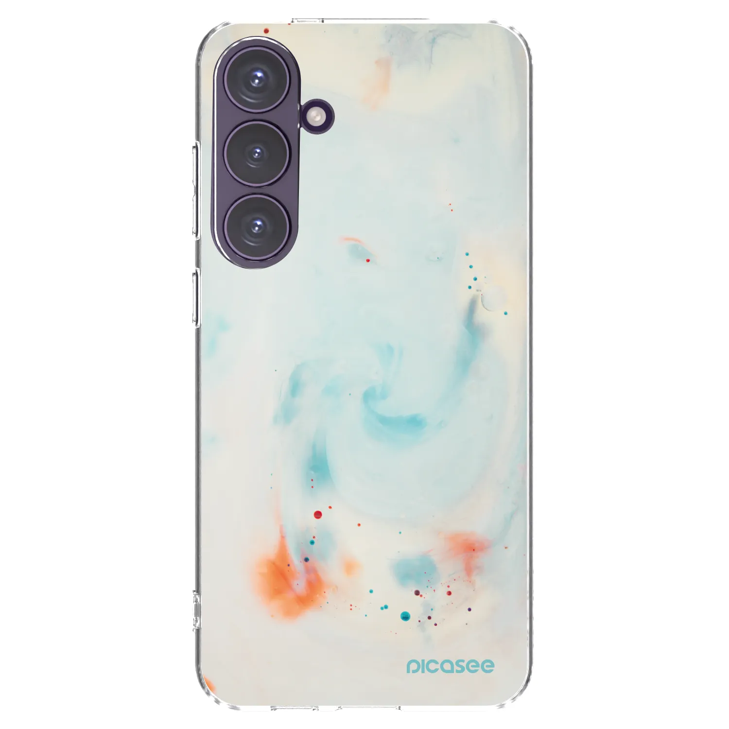 Picasee silikónový prehľadný obal pre Samsung Galaxy S24+ S926B 5G - Splash