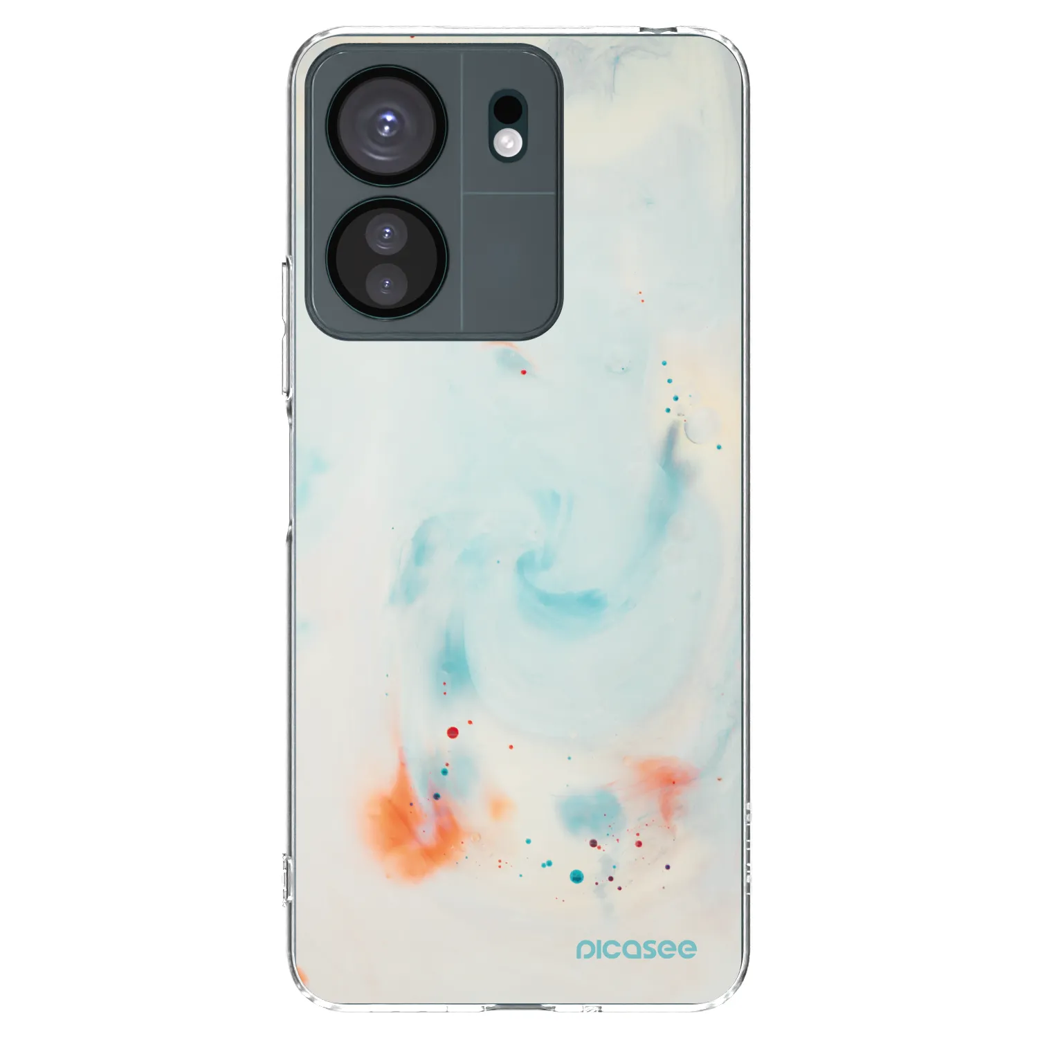 Silikónový prehľadný obal pre Xiaomi Redmi 13C 4G - Splash