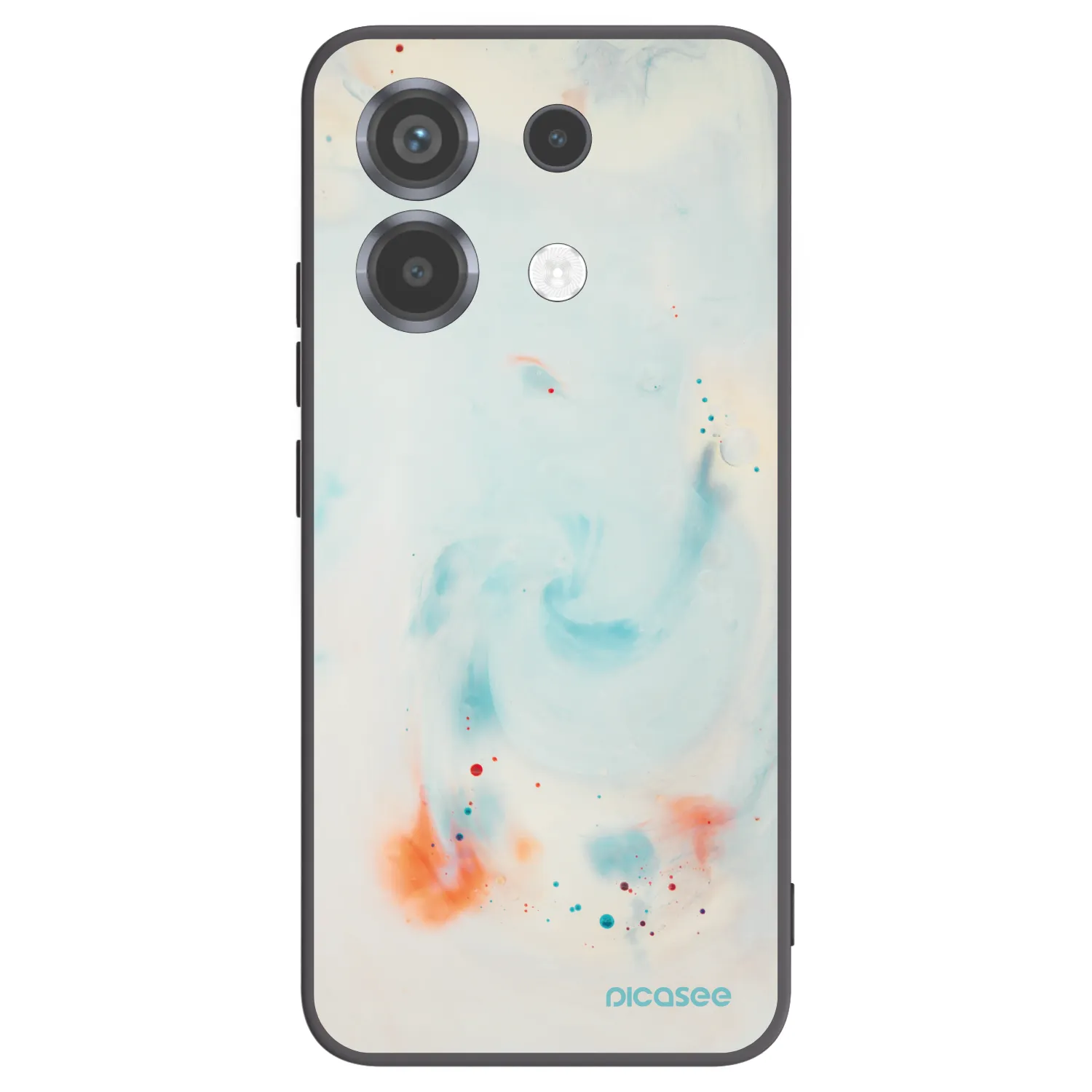 Picasee silikónový čierny obal pre Xiaomi Poco X6 - Splash