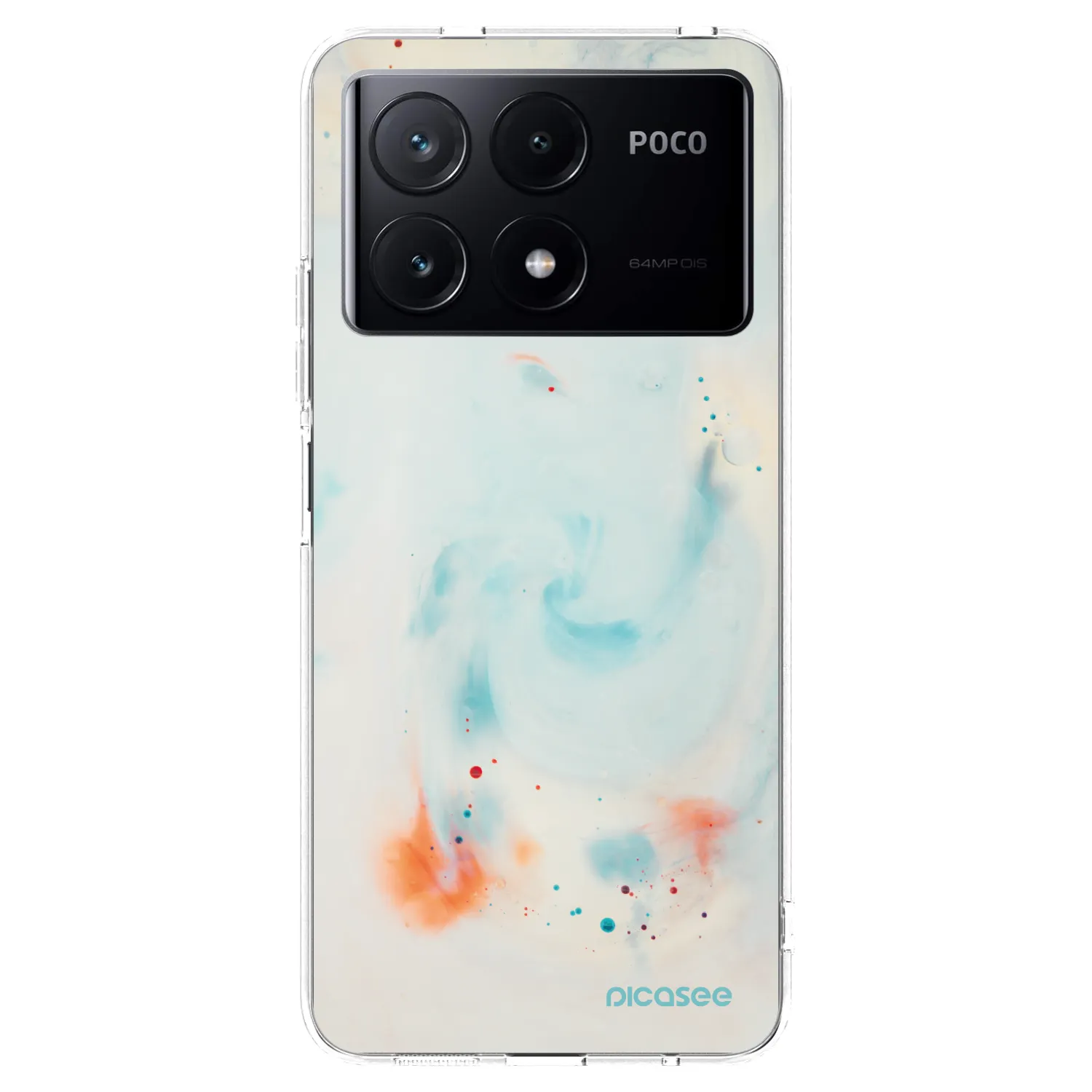 Picasee silikónový prehľadný obal pre Xiaomi Poco X6 Pro - Splash