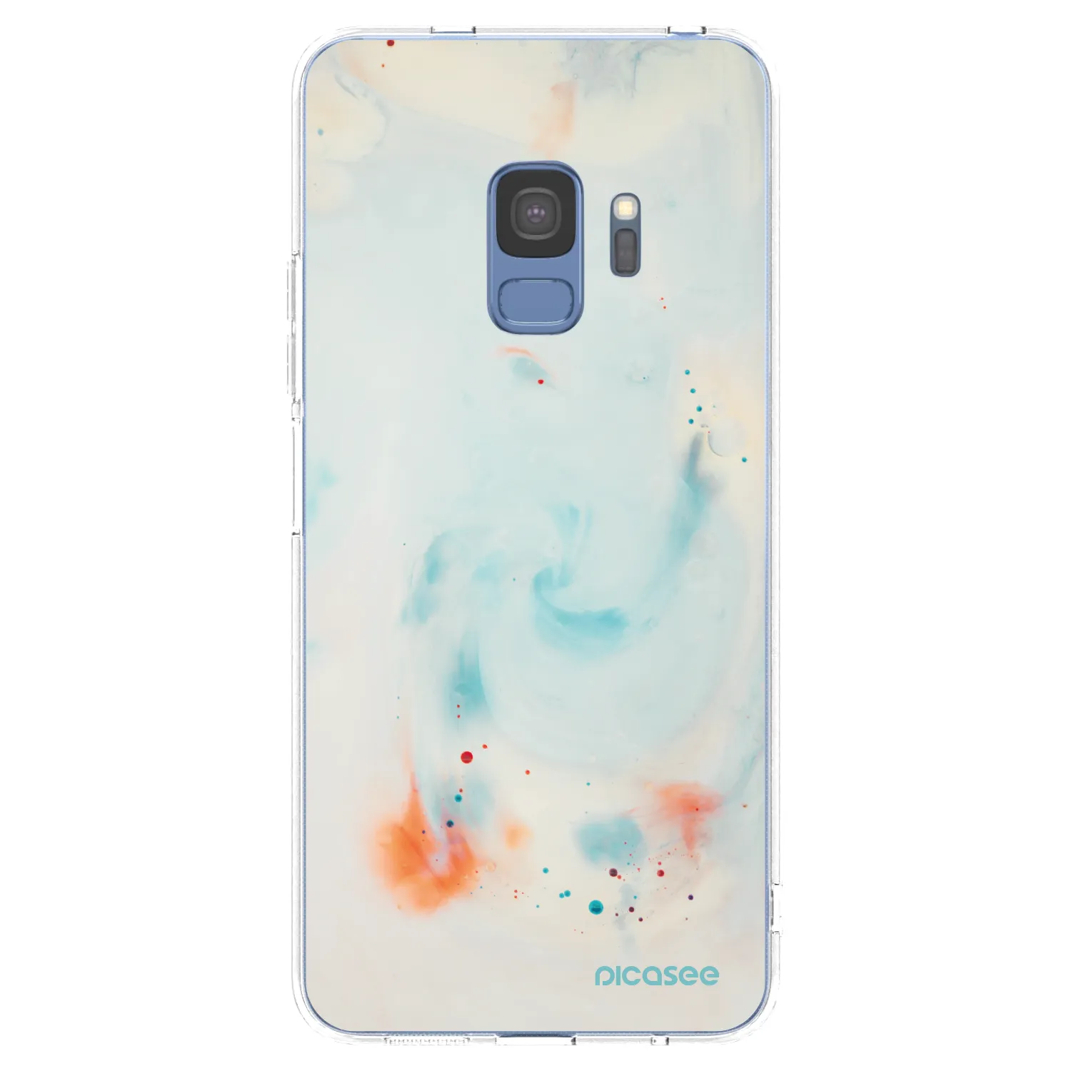 Picasee silikónový prehľadný obal pre Samsung Galaxy S9 G960F - Splash