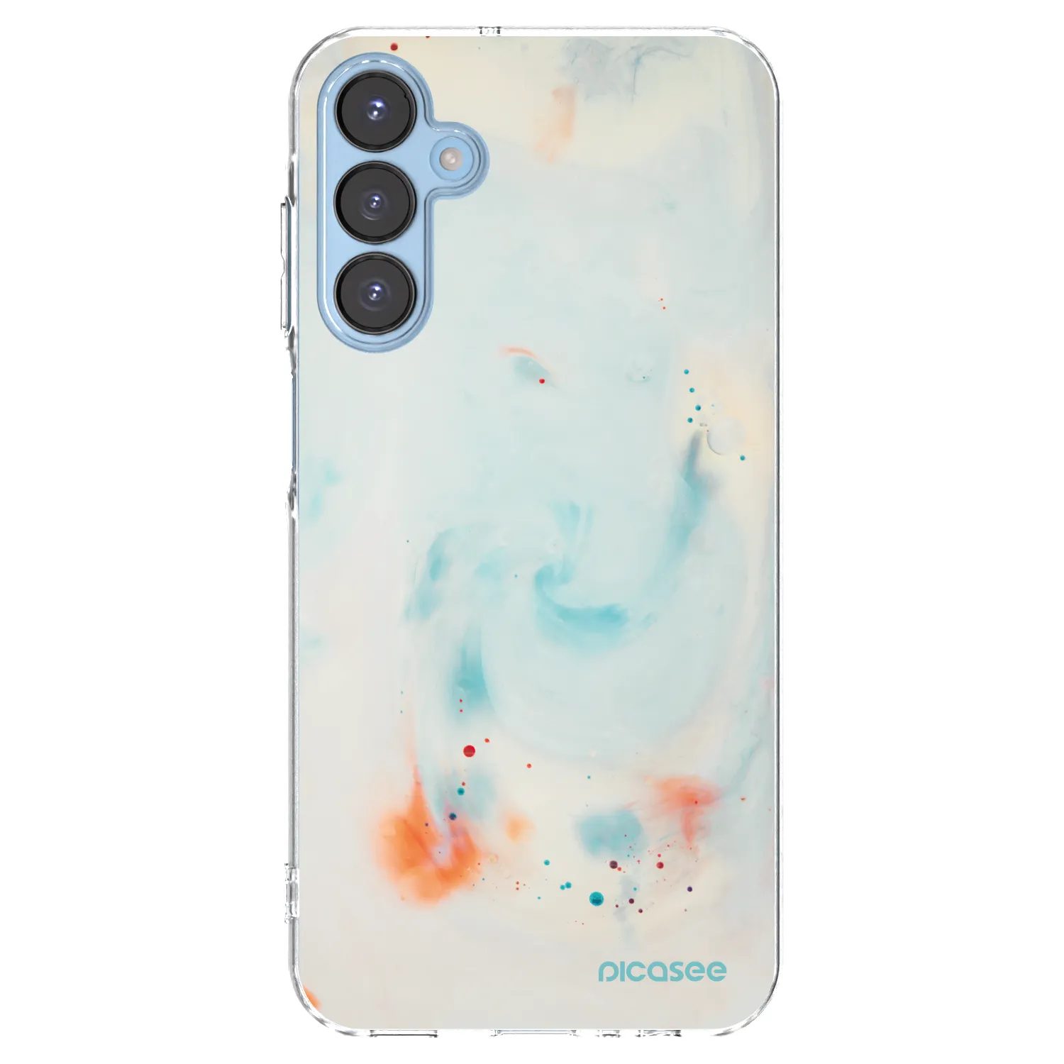 Picasee silikónový prehľadný obal pre Samsung Galaxy A15 A156B 5G - Splash