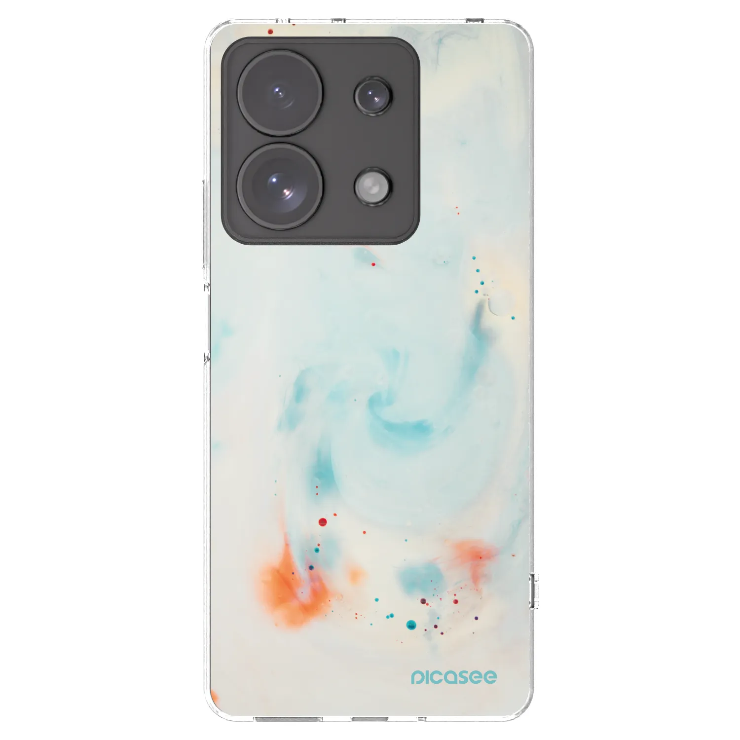 Silikónový prehľadný obal pre Xiaomi Redmi Note 13 Pro 4G - Splash