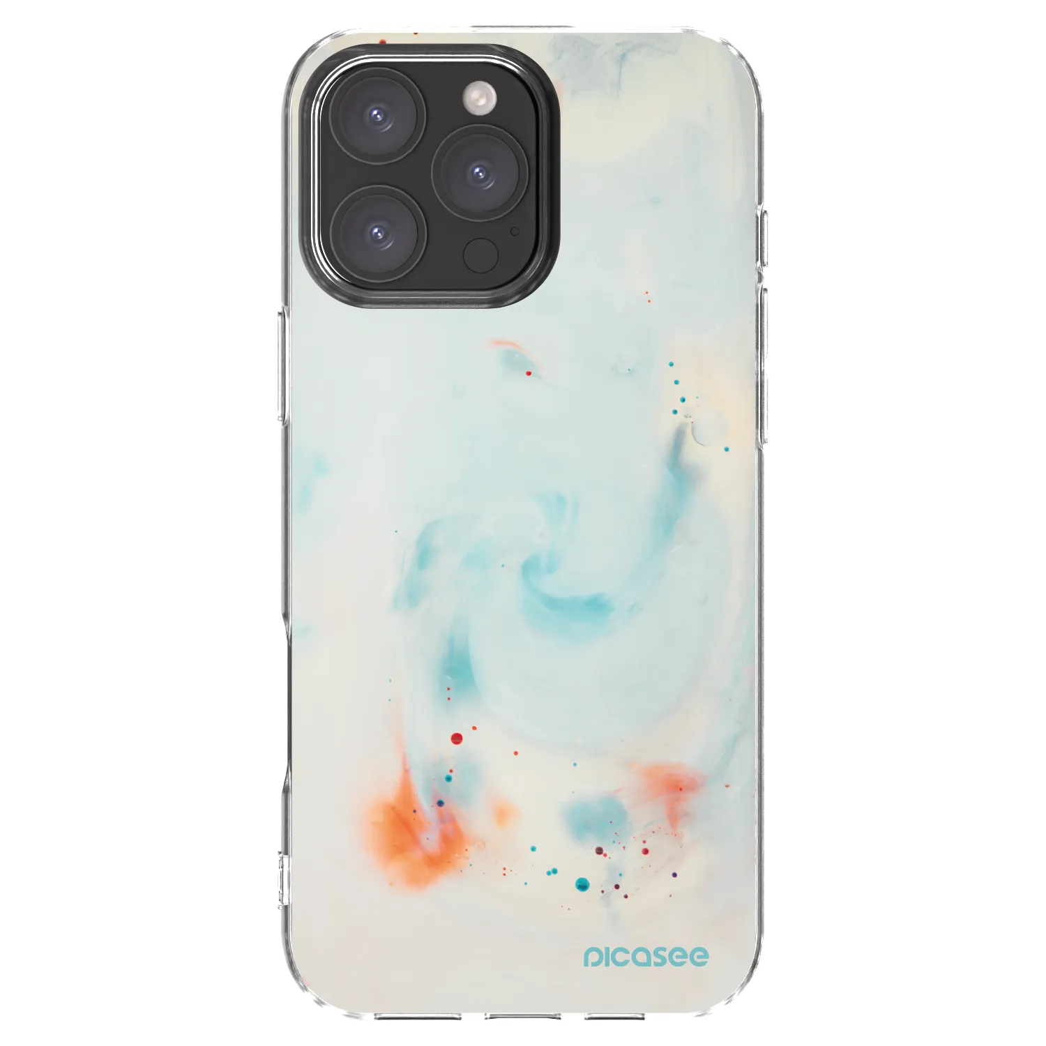 Silikónový prehľadný obal pre Apple iPhone 16 Pro Max - Splash