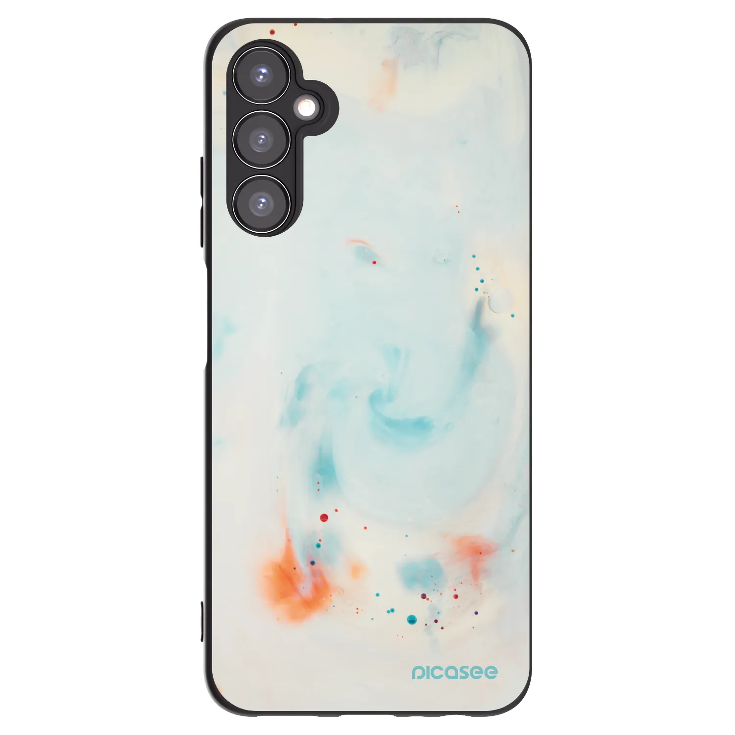Picasee silikónový čierny obal pre Samsung Galaxy A05s A057G - Splash