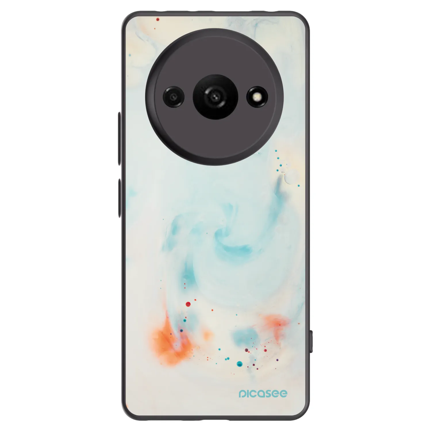 Picasee silikónový čierny obal pre Xiaomi Redmi A3 - Splash