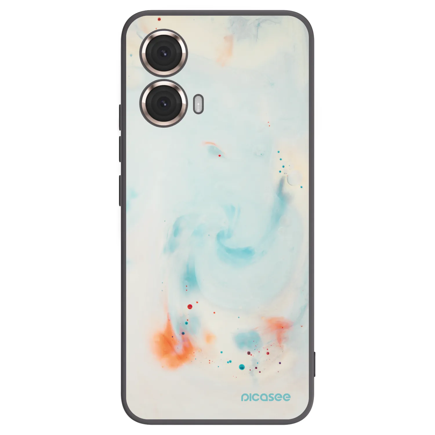 Silikónový čierny obal pre Motorola Moto G85 - Splash