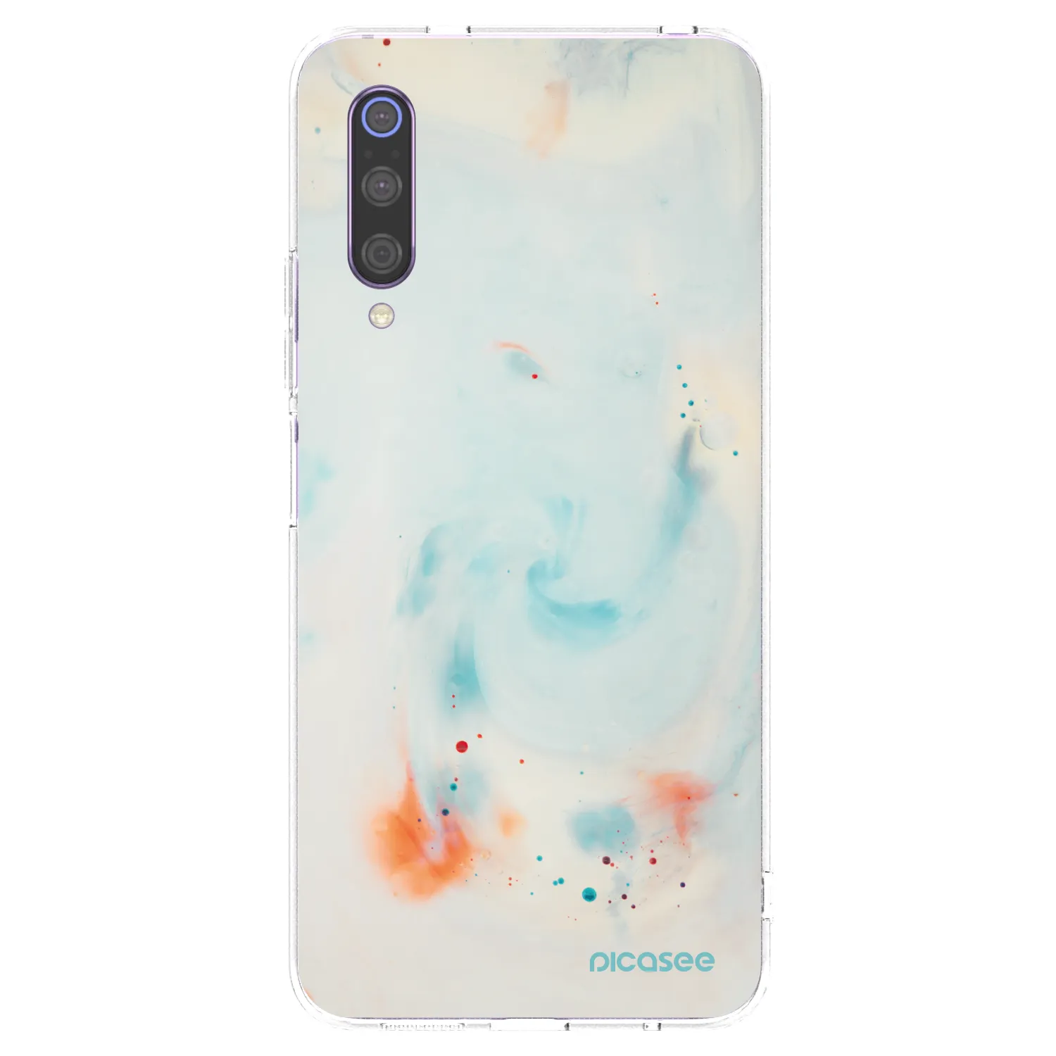 Picasee silikónový prehľadný obal pre Xiaomi Mi 9 - Splash