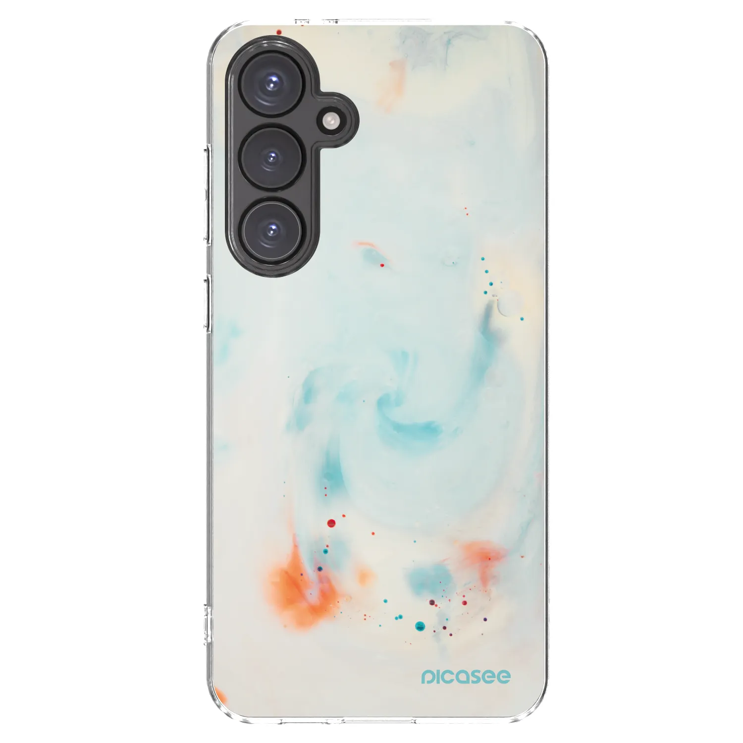 Picasee silikónový prehľadný obal pre Samsung Galaxy S24 FE S721B - Splash