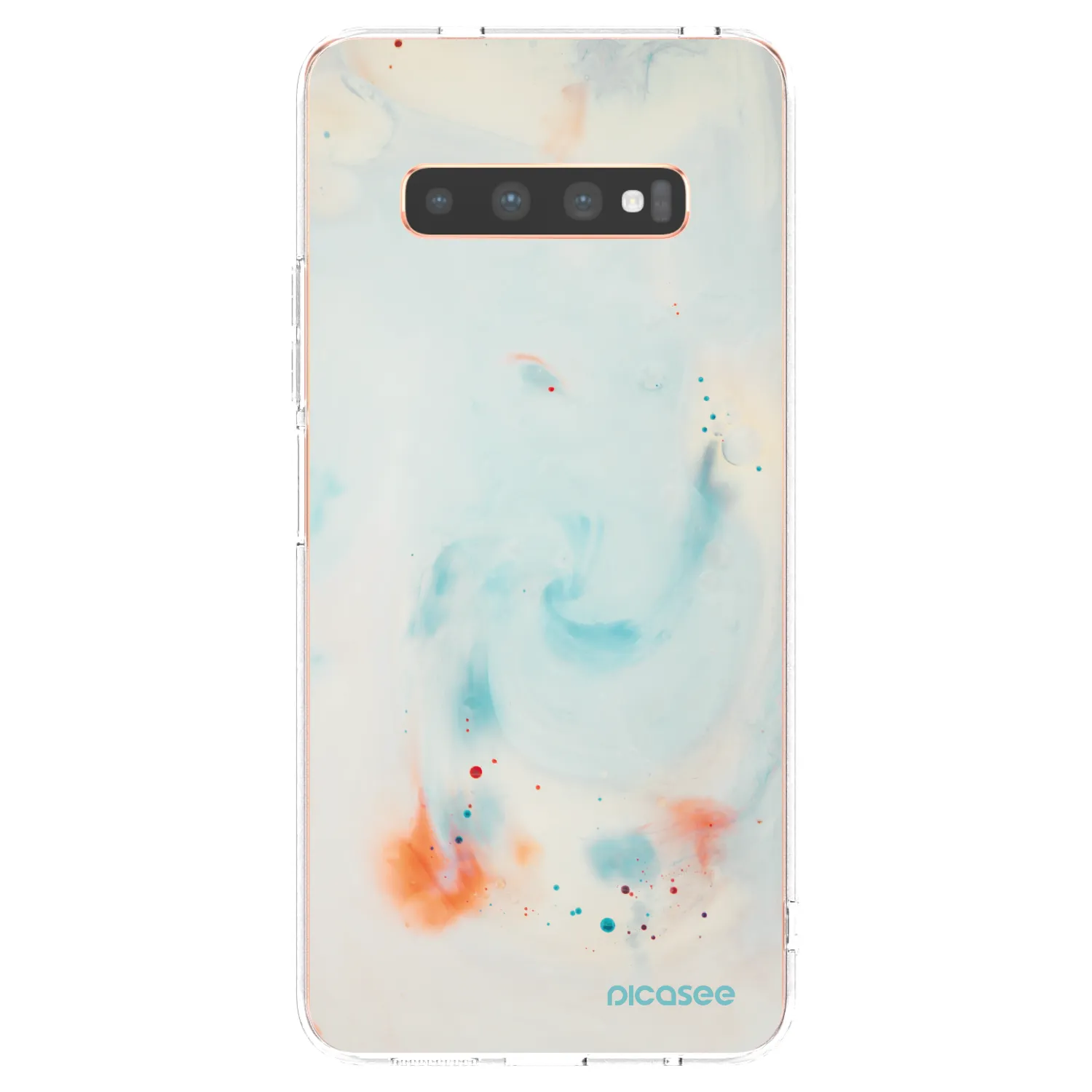 Picasee silikónový prehľadný obal pre Samsung Galaxy S10 Plus G975 - Splash