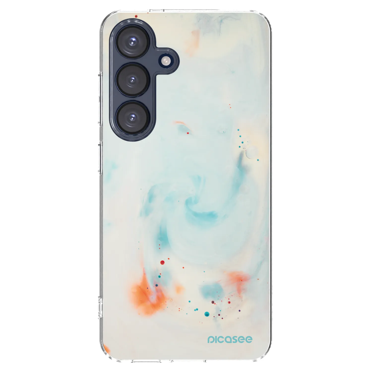 Picasee silikónový prehľadný obal pre Samsung Galaxy S25 5G - Splash