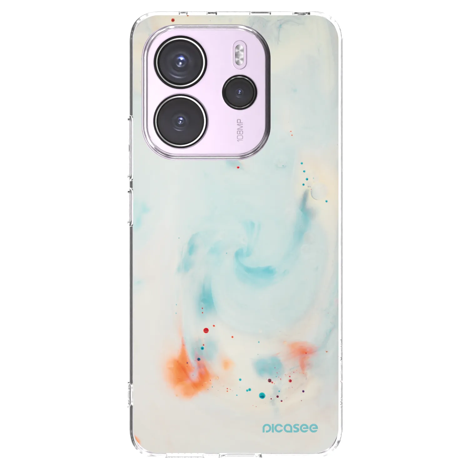 Picasee silikónový prehľadný obal pre Xiaomi Redmi Note 14 4G - Splash