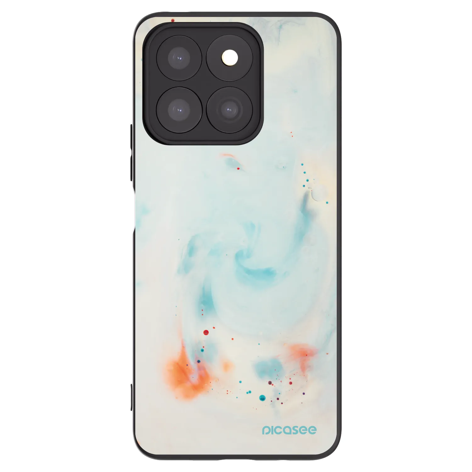 Picasee silikónový čierny obal pre Honor X8c - Splash